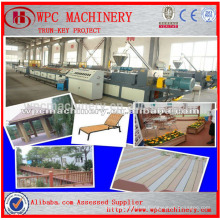 Qingdao HEGU PP PE de madera compuesto de plástico máquina / PP PE añadir madera compuesto WPC perfil de la máquina